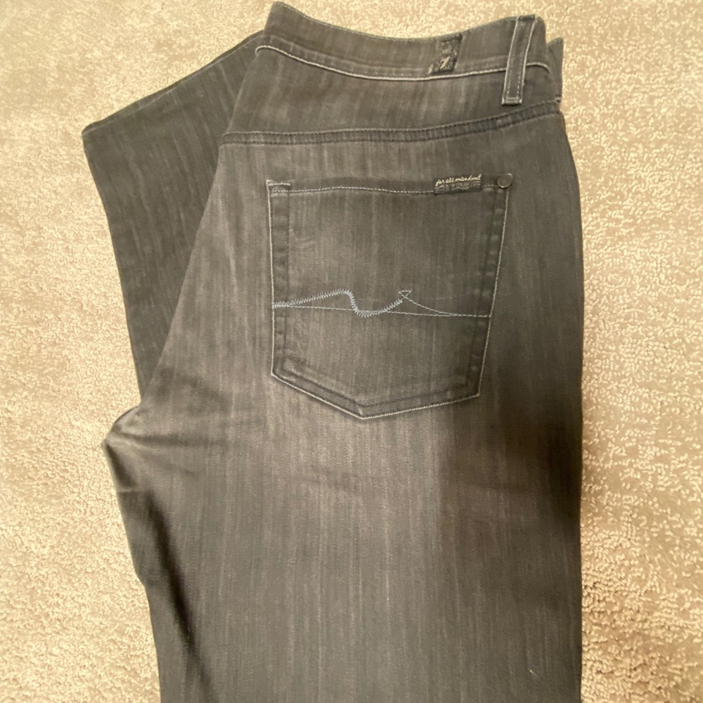 Men’s 7 For All Man Kind black jeans 34 W